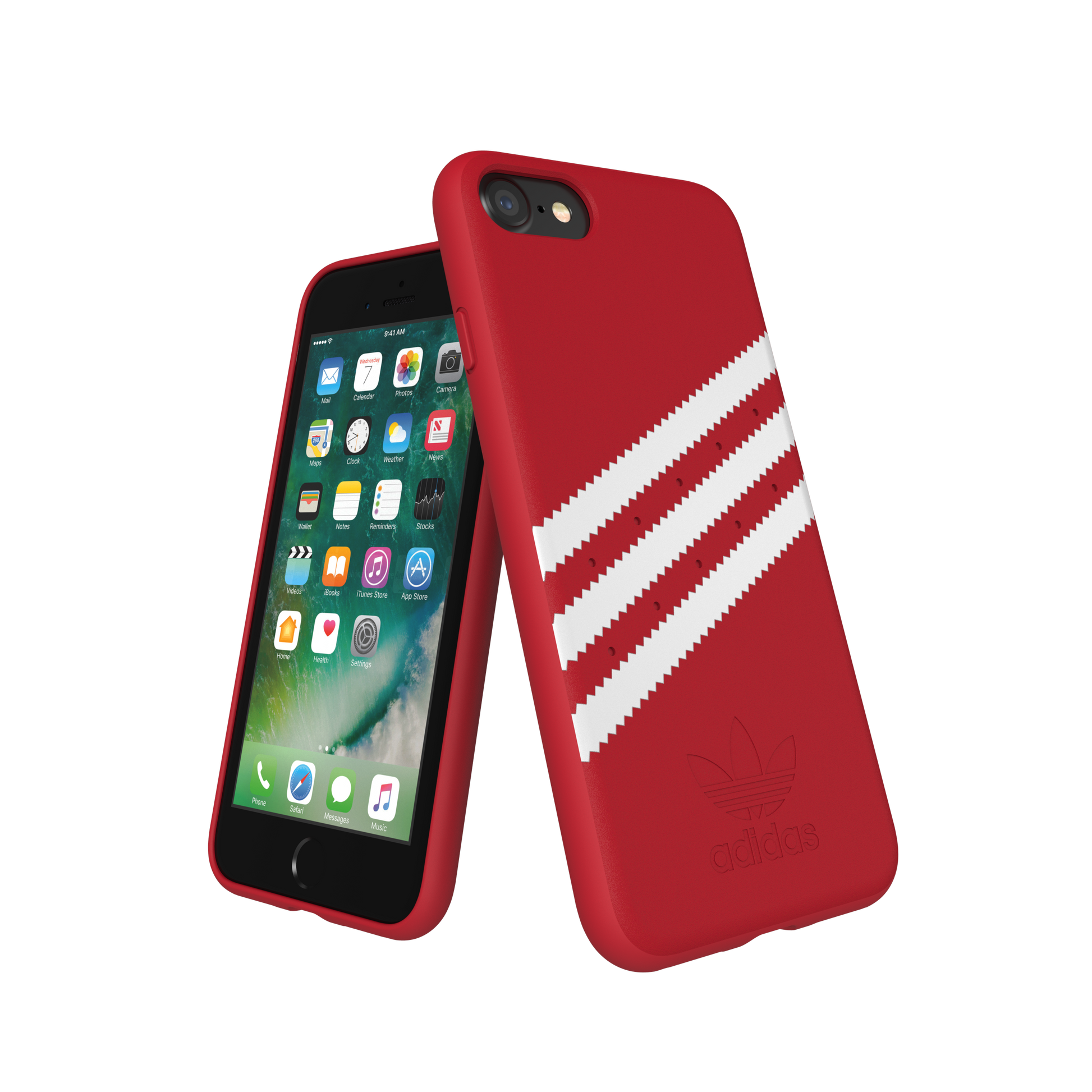 adidas Originals 3-Stripes Snap Case Bright Red iPhone 2 28351