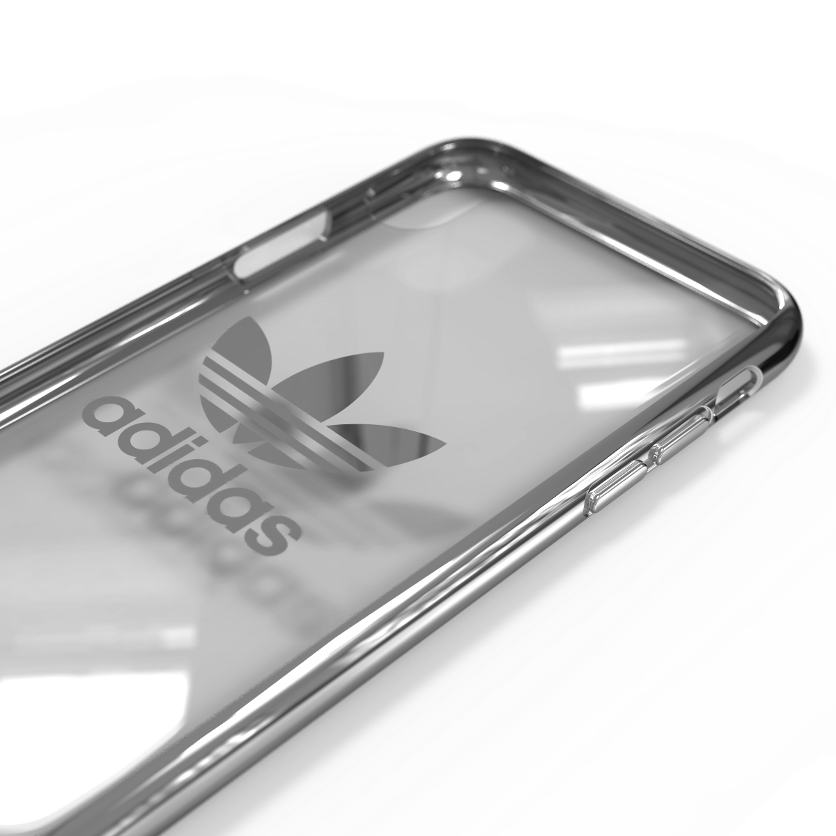 adidas Originals Clear Case Silver - Transparent iPhone X-iPhone XS 5 