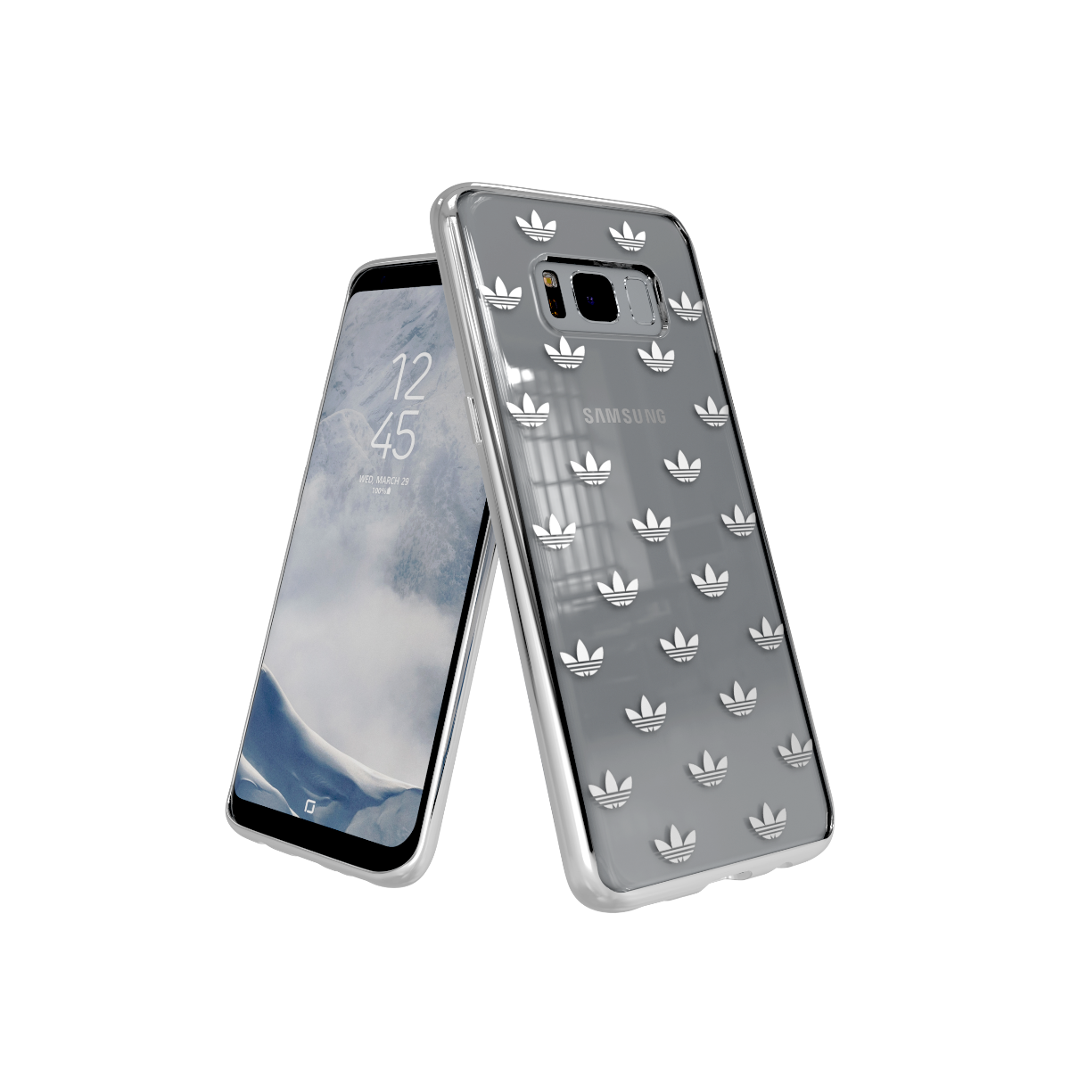 adidas Originals Clear Case Transparent Small Logo's Samsung 9 