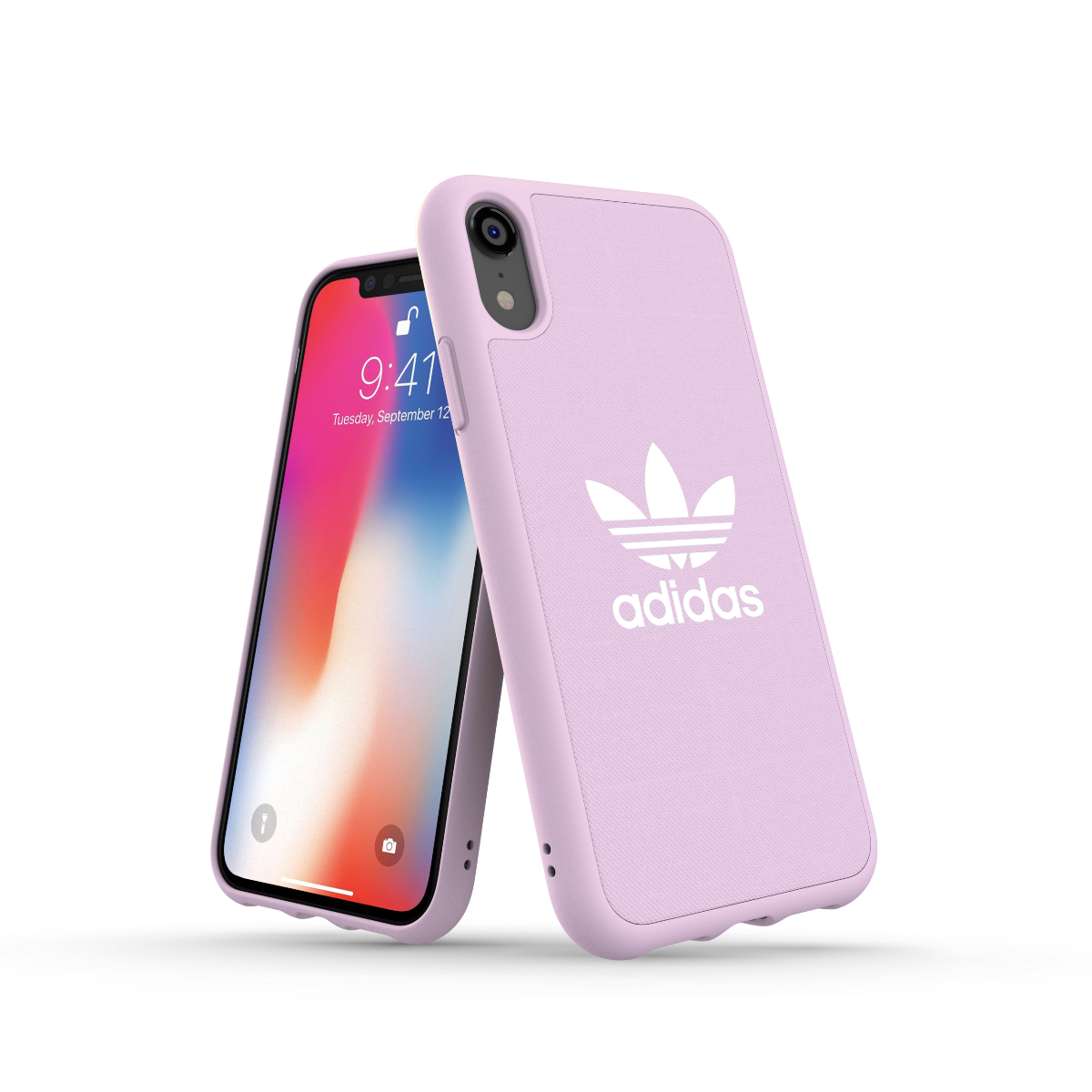adidas Originals Trefoil Snap Case Pink - White iPhone 5 
