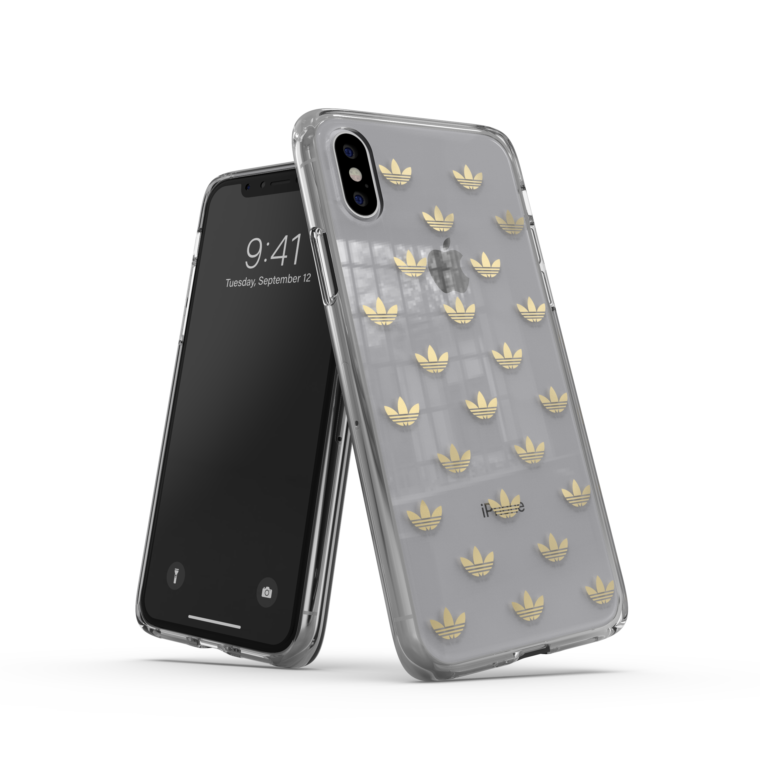Buy Trefoil Clear Case Gold and Transparent iPhone