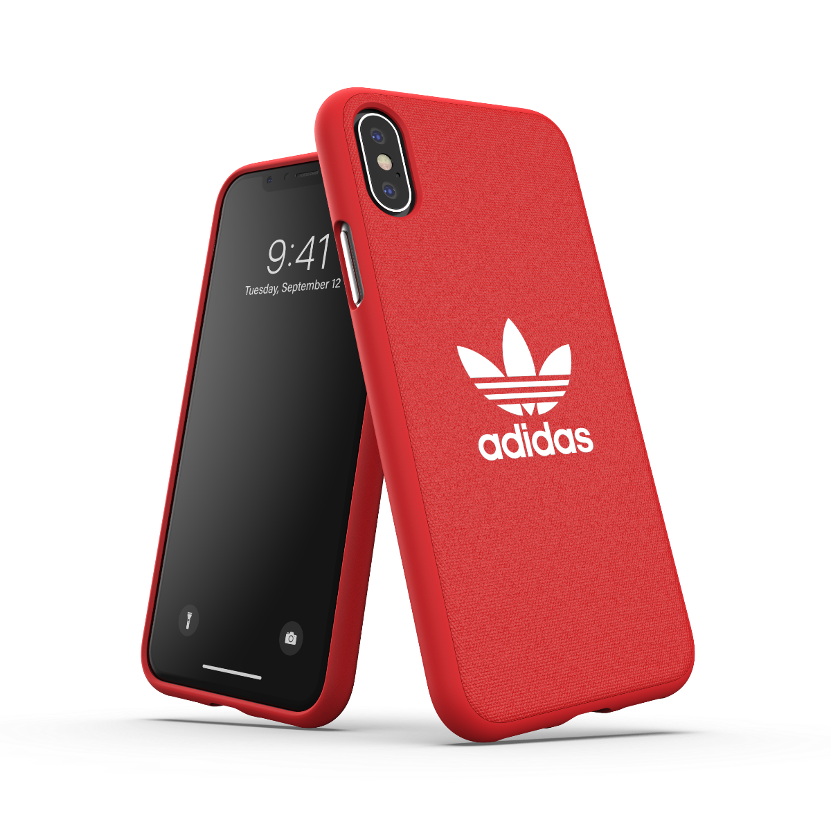 adidas Originals Trefoil Snap Case Red iPhone 10 34961