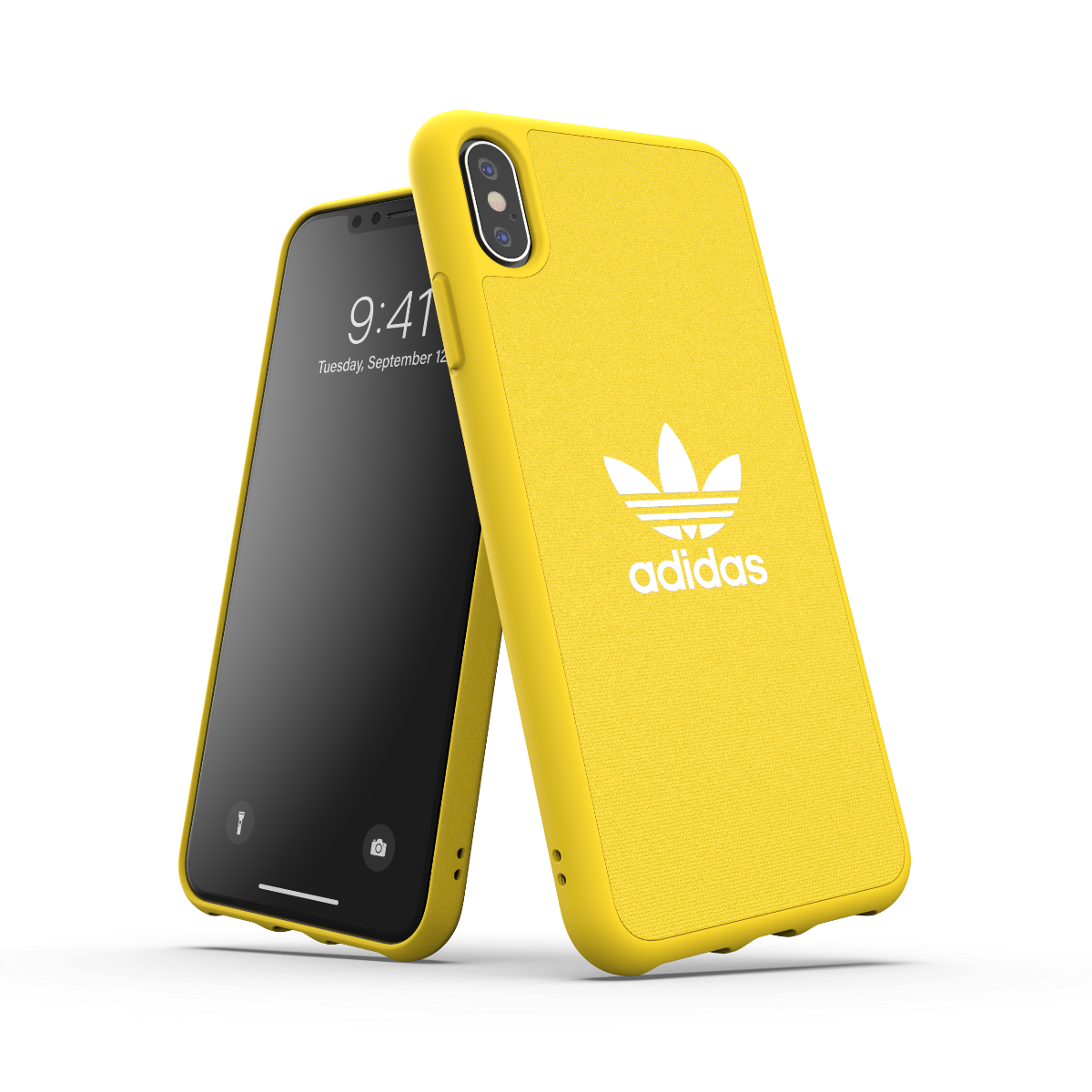 adidas Originals Trefoil Snap Case Yellow iPhone 10 