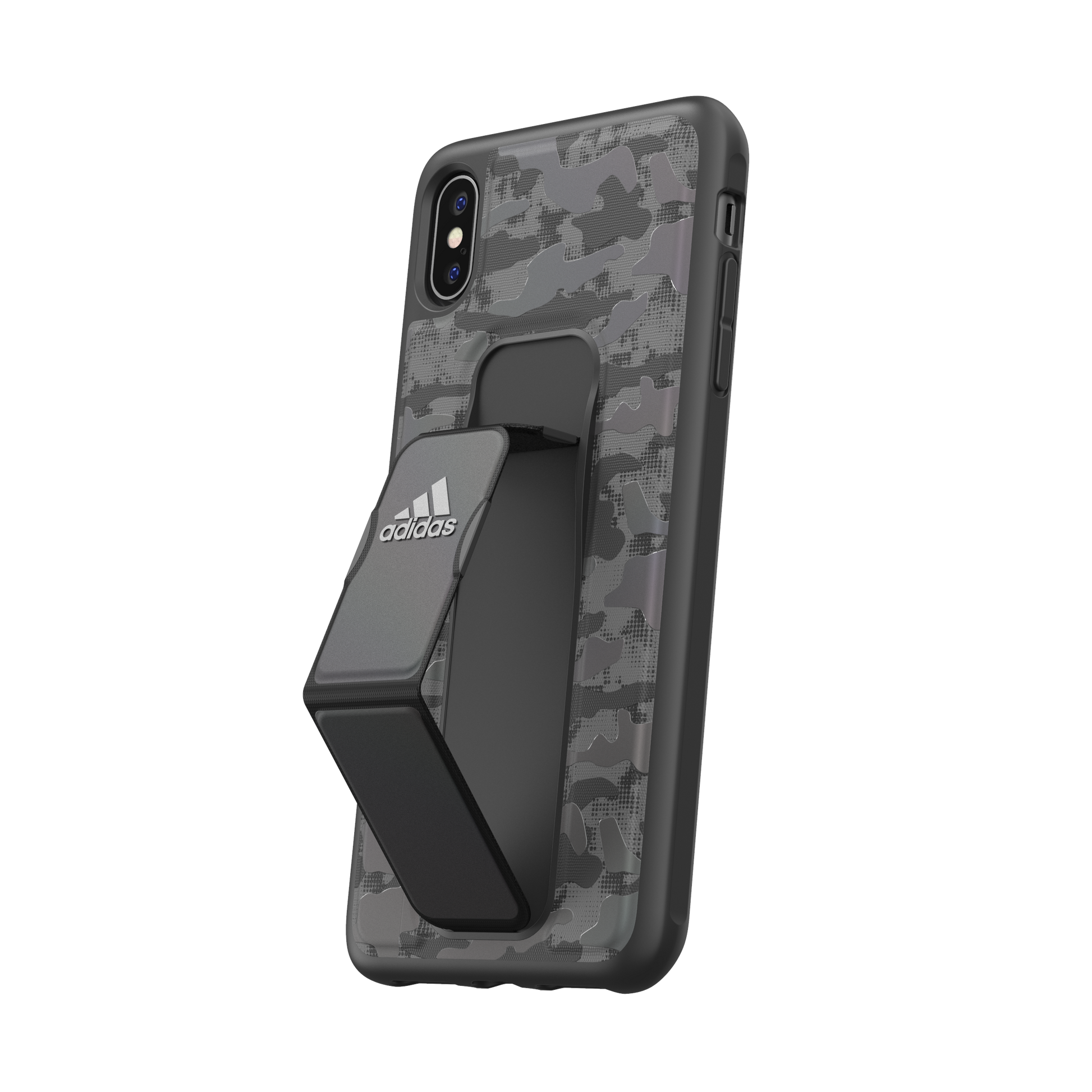 adidas Sports Grip case Camouflage Black iPhone 18 