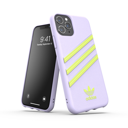 adidas Originals 3-Stripes Snap Case Purple - Yellow iPhone 3 37638