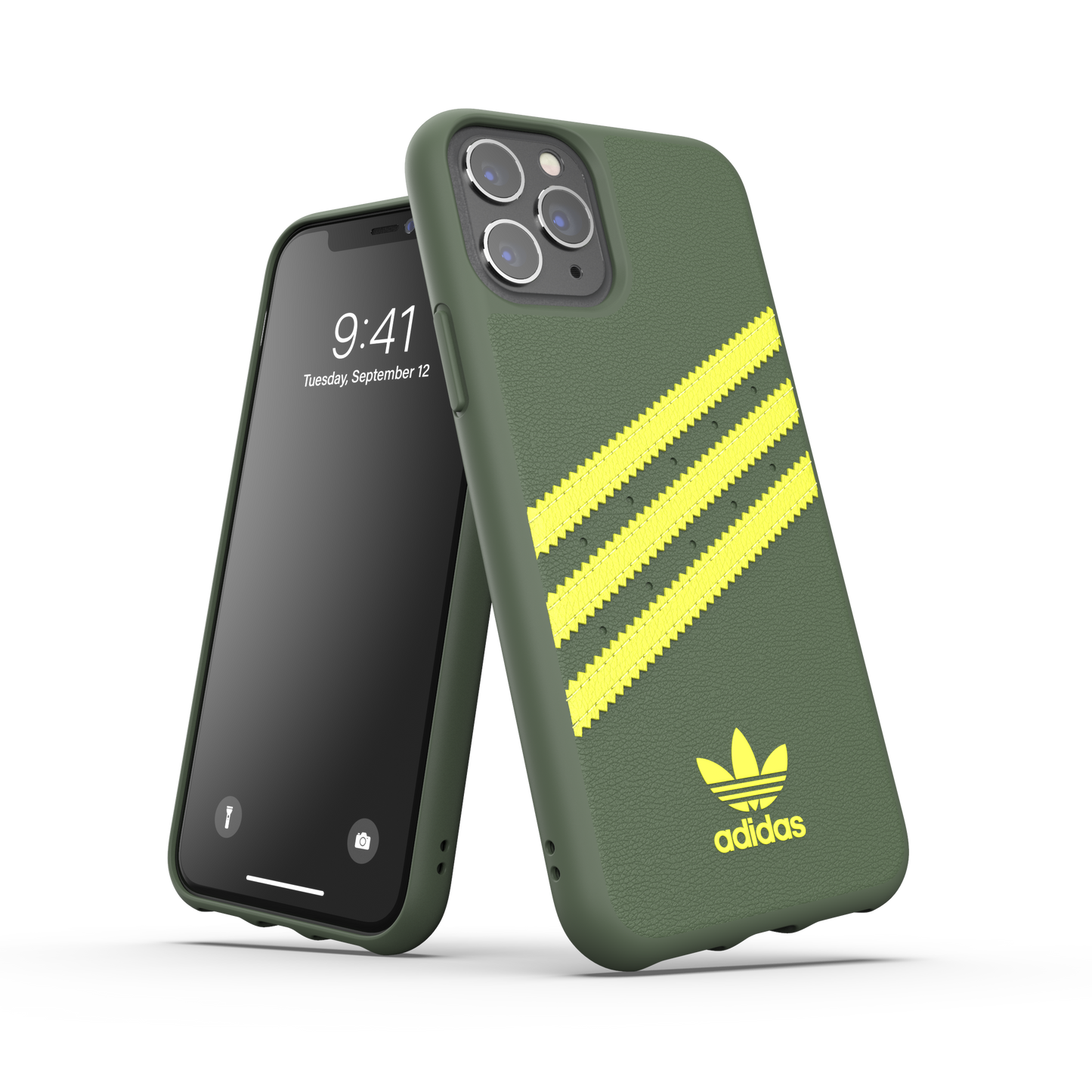 adidas Originals 3-Stripes Snap Case Green-Yellow iPhone 1 42253