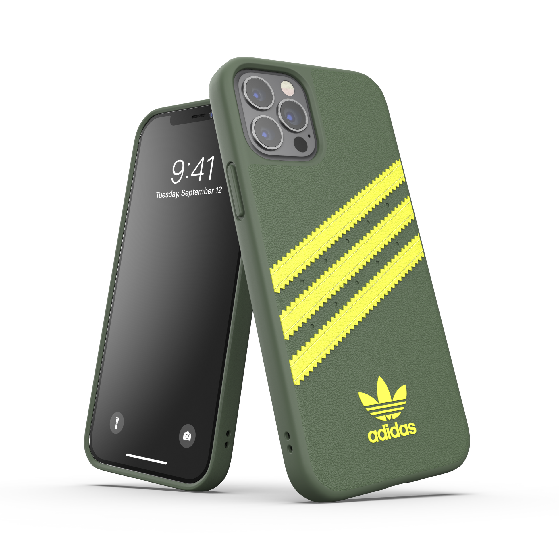 adidas Originals 3-Stripes Snap Case Green-Yellow iPhone 3 42255