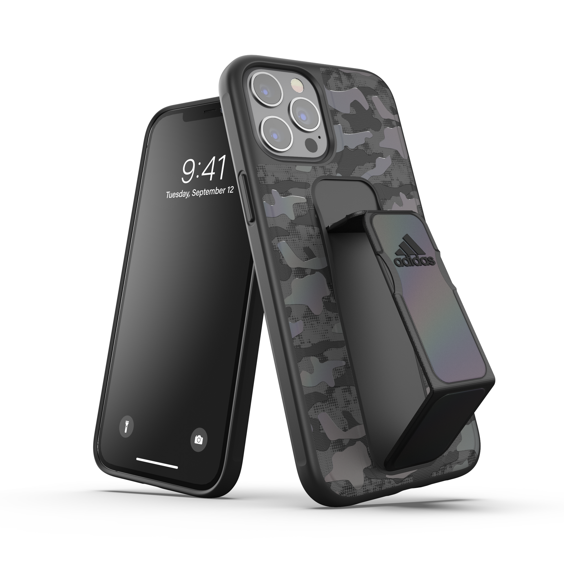 adidas Sports Grip case Camouflage Black iPhone 8 36430