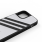 3-Stripes Snap Case White & Black iPhone