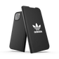 adidas Originals Trefoil Booklet Case Black Big Logo iPhone 12 47095