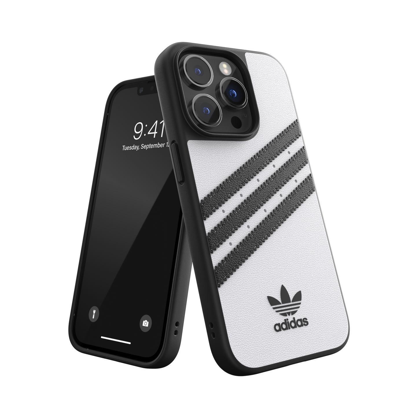 Black white iphone case adidas
