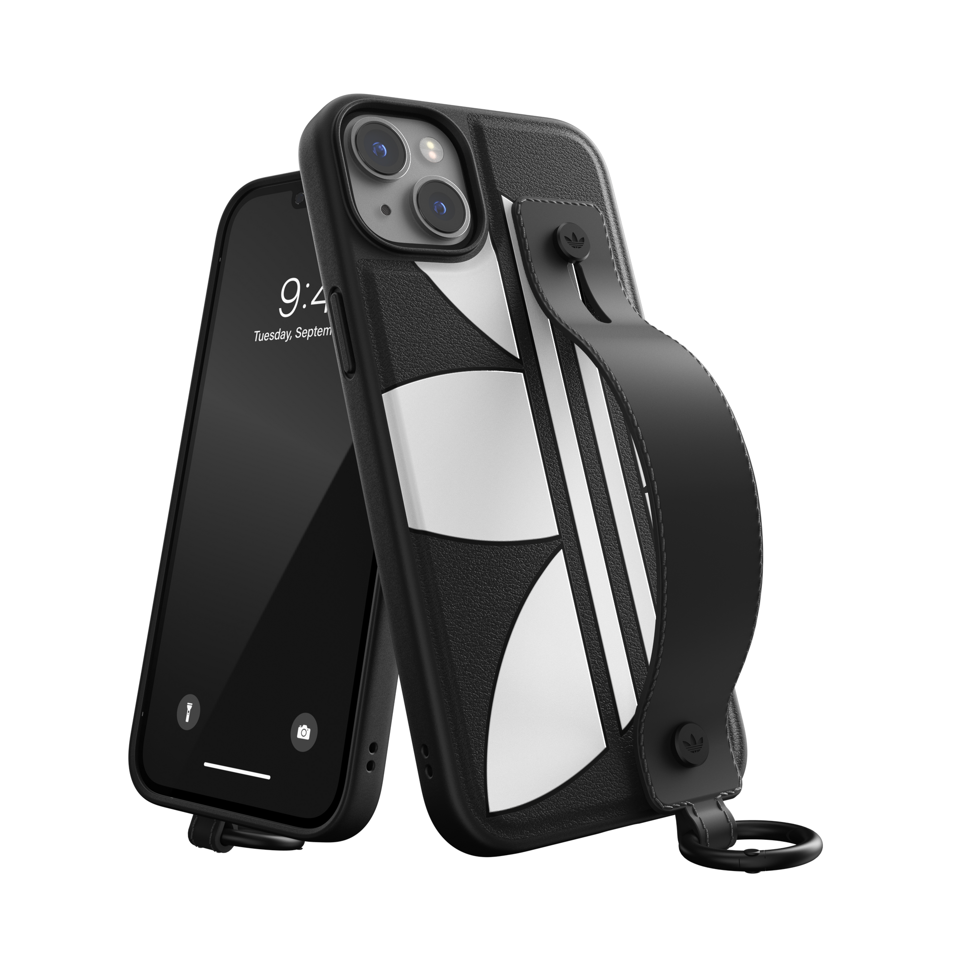 Black and White Hand Strap Case iPhone For Sale | adidas-cases