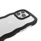 Wavy Case Clear - Schwarz für iPhone