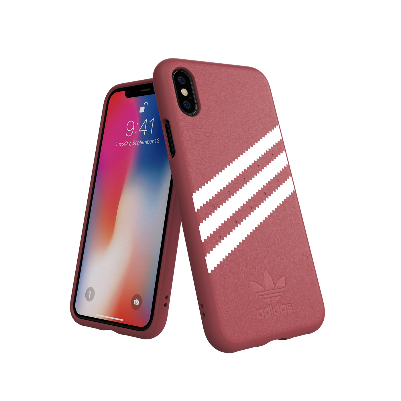 adidas Originals 3-Stripes Snap Case Pink - Red iPhone 1 31603