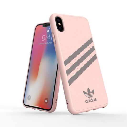adidas Originals 3-Stripes Snap Case Gray - Pink iPhone 1 32826