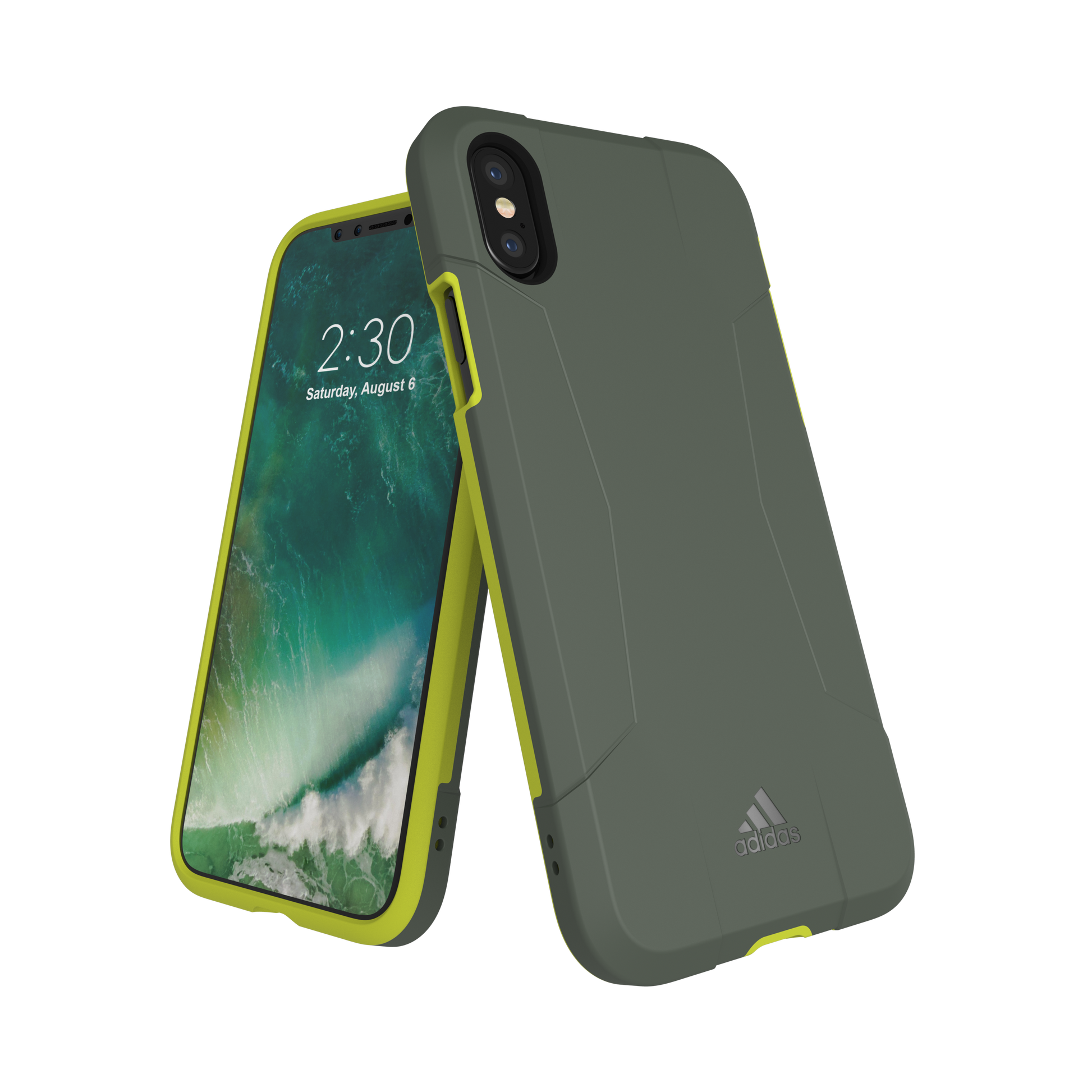 adidas Sports Solo Case Gray - Yellow iPhone 1 29604
