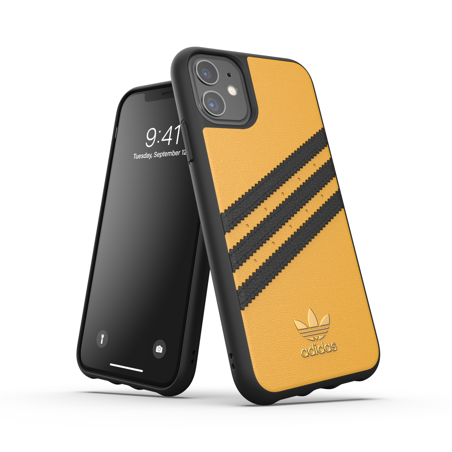 adidas Originals 3-Stripes Snap Case Yellow - Black iPhone 1 37608