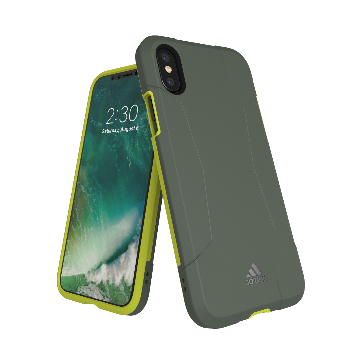 adidas Sports Solo Case Gray - Yellow iPhone 2 